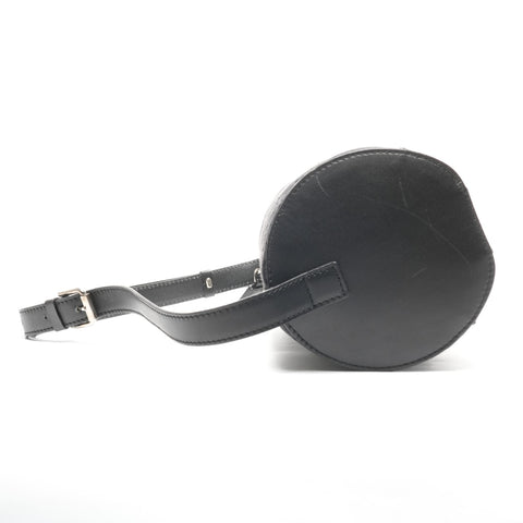 CELINE C Macadam Drum Canvas Shoulder Bag black WS25281