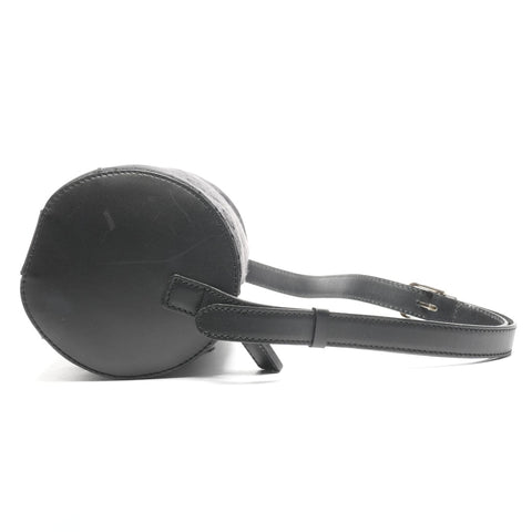 CELINE C Macadam Drum Canvas Shoulder Bag black WS25281