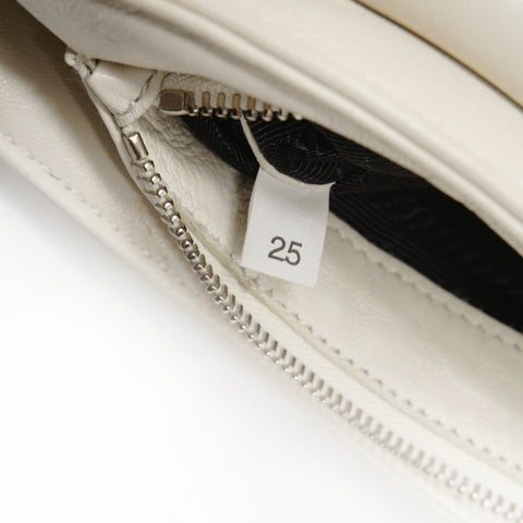 PRADA Nappa leather Shoulder Bag white WS25282