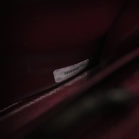 CHANEL No. 3 1994-1996 Paris Limited Edition Double Flap Lambskin Matelasse Shoulder Bag black WS25284