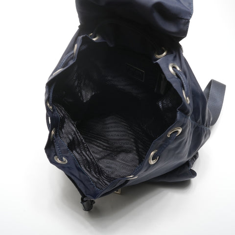PRADA Nylon Backpack  Daypack Navy WS25288
