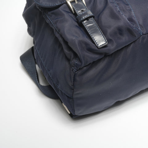 PRADA Nylon Backpack  Daypack Navy WS25288