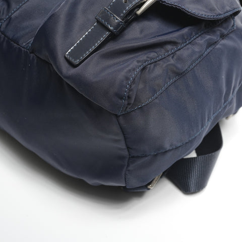 PRADA Nylon Backpack  Daypack Navy WS25288