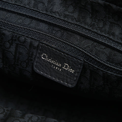 Christian Dior Lady Dior Cannage Stitch 2-way Calf Leather Handbag black WS25290