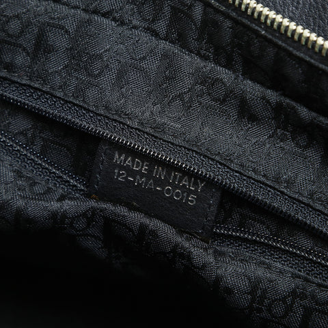 Christian Dior Lady Dior Cannage Stitch 2-way Calf Leather Handbag black WS25290