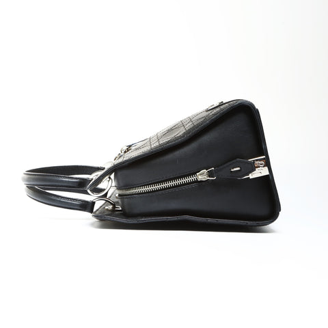 Christian Dior Lady Dior Cannage Stitch 2-way Calf Leather Handbag black WS25290