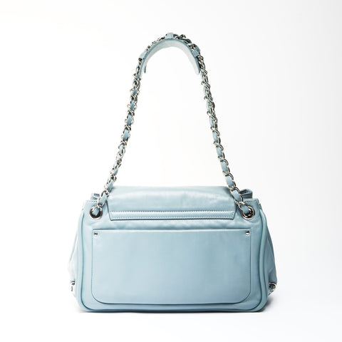 CHANEL No. 11 2006-2008 Accordion Lambskin Chain COCO Mark