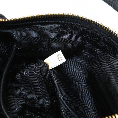 PRADA nylon one belt Shoulder Bag black WS25292