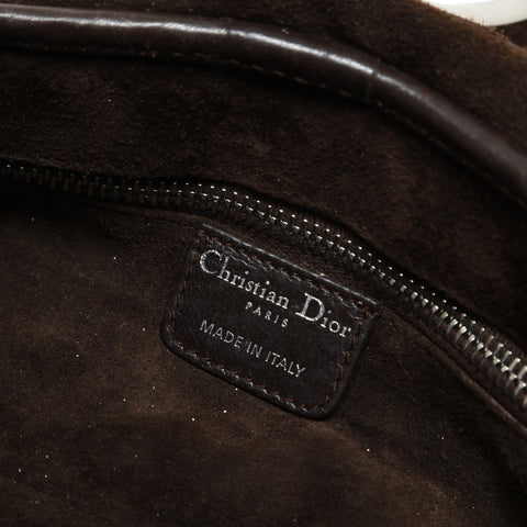 Christian Dior Harako Leopard Handbag Brown WS25295