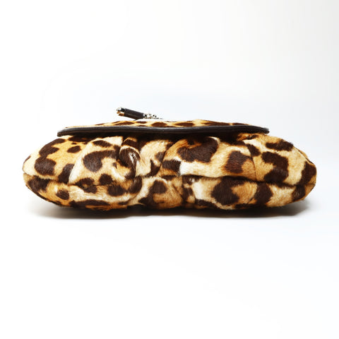 Christian Dior Harako Leopard Handbag Brown WS25295