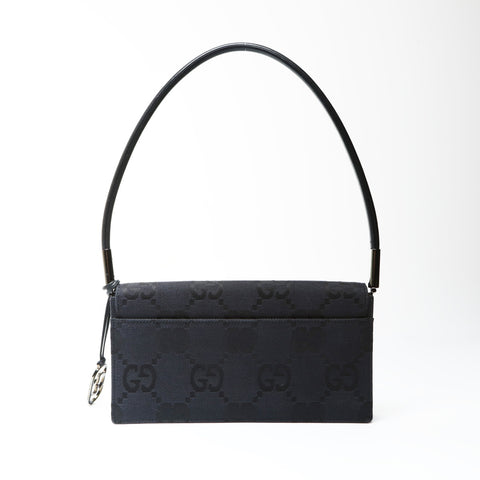 GUCCI GG Canvas One Shoulder Bag Shoulder Bag black WS25298