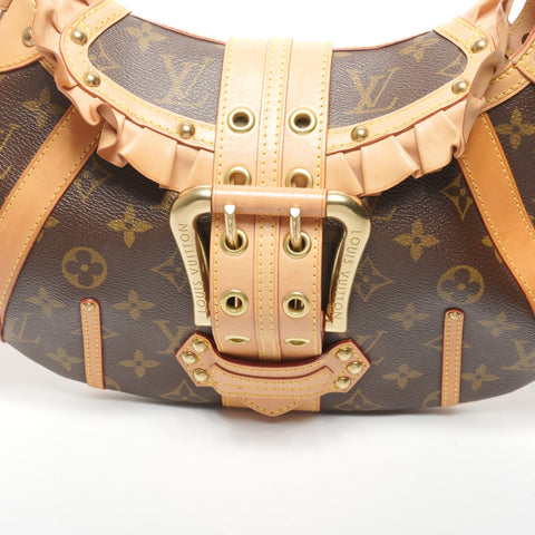 LOUIS VUITTON 2004 Monogram Leonor Shoulder Bag Brown WS25300