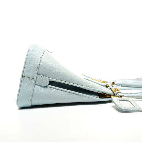 PRADA Saffiano Leather 2way Handbag blue WS25301