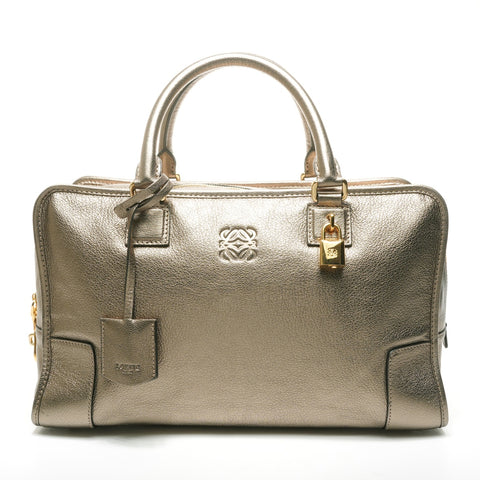 LOEWE Amazona anagram Handbag gold WS25304