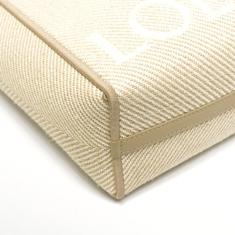 LOEWE Font Tote 2way Small Handbag beige WS25306