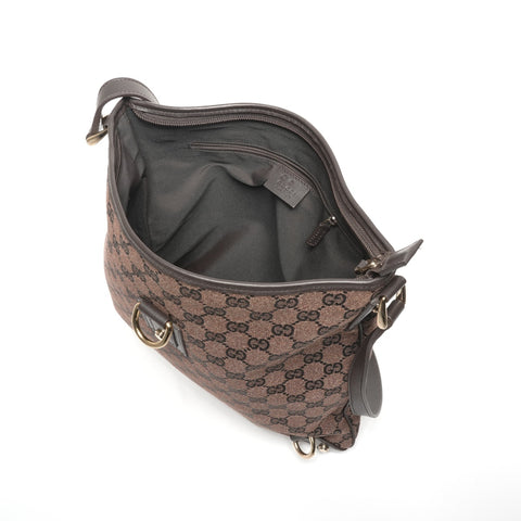 GUCCI GG canvas Abbey Shoulder Bag Brown WS25308