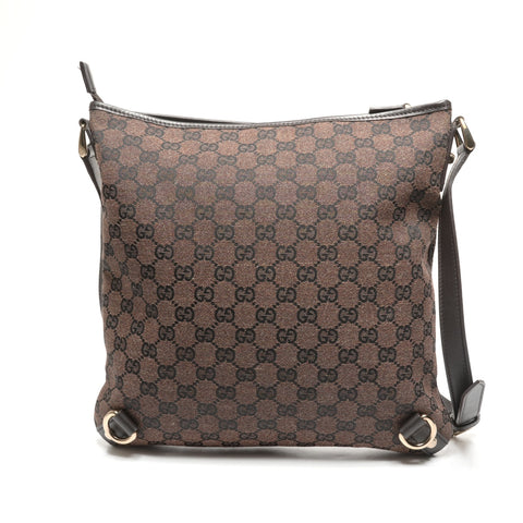 GUCCI GG canvas Abbey Shoulder Bag Brown WS25308