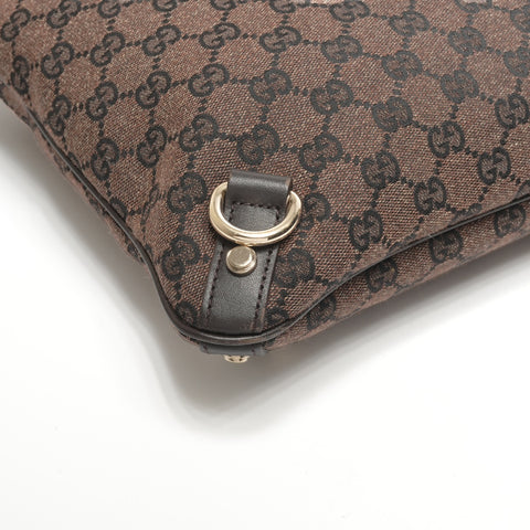 GUCCI GG canvas Abbey Shoulder Bag Brown WS25308