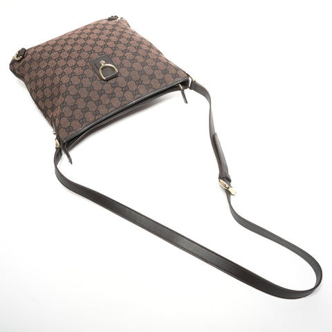 GUCCI GG canvas Abbey Shoulder Bag Brown WS25308