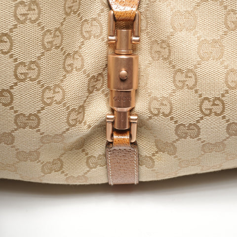 GUCCI GG canvas New Jackie Shoulder Bag Brown WS25310