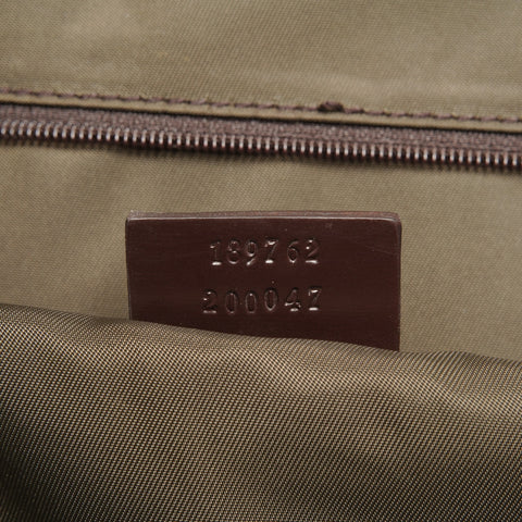 GUCCI GG Supreme PVC briefcase business bag Handbag Brown WS25311