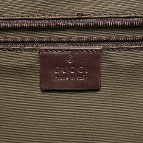 GUCCI GG Supreme PVC briefcase business bag Handbag Brown WS25311