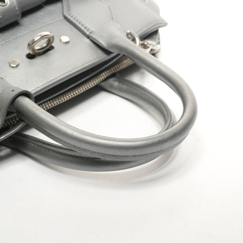 LOUIS VUITTON 2016 City Steamer PM Handbag Silver WS25318