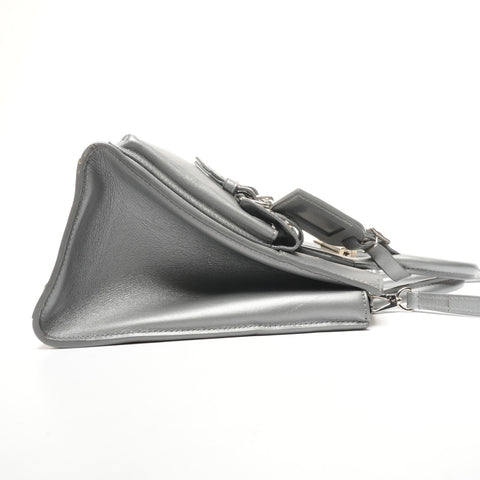 LOUIS VUITTON 2016 City Steamer PM Handbag Silver WS25318