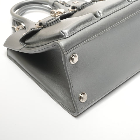 LOUIS VUITTON 2016 City Steamer PM Handbag Silver WS25318