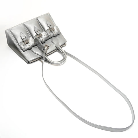 LOUIS VUITTON 2016 City Steamer PM Handbag Silver WS25318