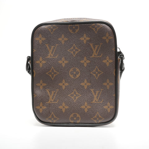 LOUIS VUITTON Monogram Macassar Christopher Wearable Wallet Shoulder Bag Brown WS25320