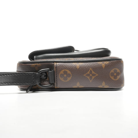 LOUIS VUITTON Monogram Macassar Christopher Wearable Wallet Shoulder Bag Brown WS25320