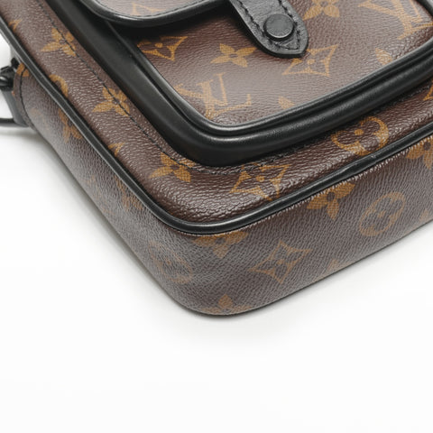 LOUIS VUITTON Monogram Macassar Christopher Wearable Wallet Shoulder Bag Brown WS25320