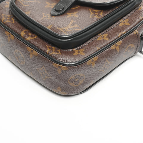 LOUIS VUITTON Monogram Macassar Christopher Wearable Wallet Shoulder Bag Brown WS25320