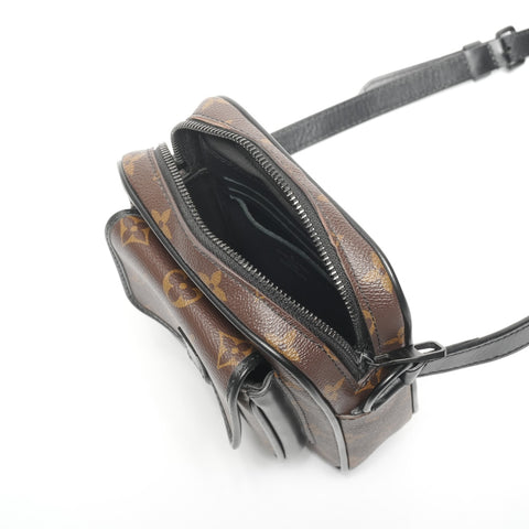 LOUIS VUITTON Monogram Macassar Christopher Wearable Wallet Shoulder Bag Brown WS25320