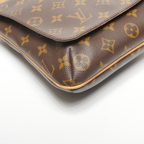 LOUIS VUITTON 1998 Monogram Musette Salsa Umhängetasche Braun WS25322
