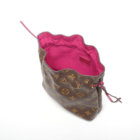 LOUIS VUITTON 2020 Monogram Posh Noe Pouch Brown WS25323