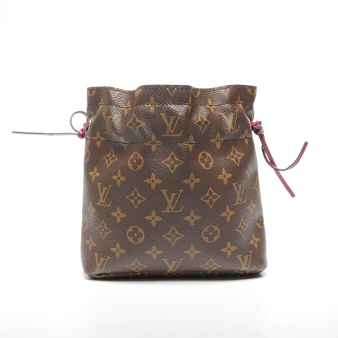 LOUIS VUITTON 2020 Monogram Posh Noe Pouch Brown WS25323