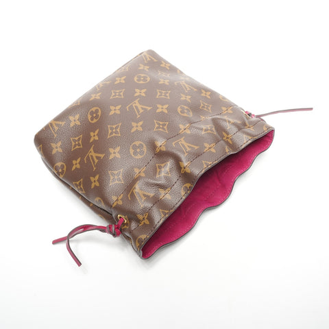 LOUIS VUITTON 2020 Monogram Posh Noe Pouch Brown WS25323