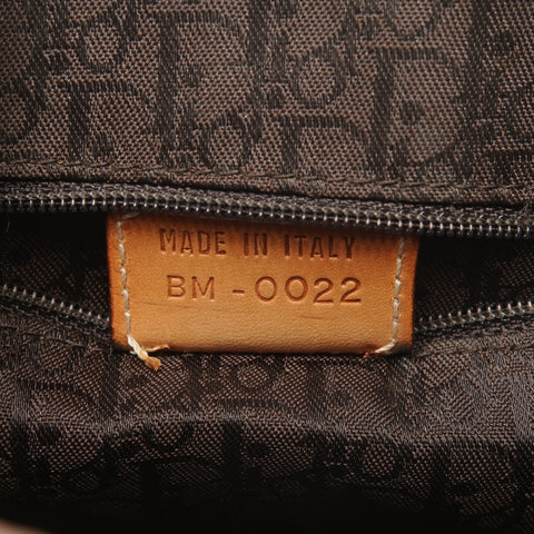 Christian Dior 2002 Montaigne Cadillac John Galliano Canvas Leather Handbag multicolor WS25324