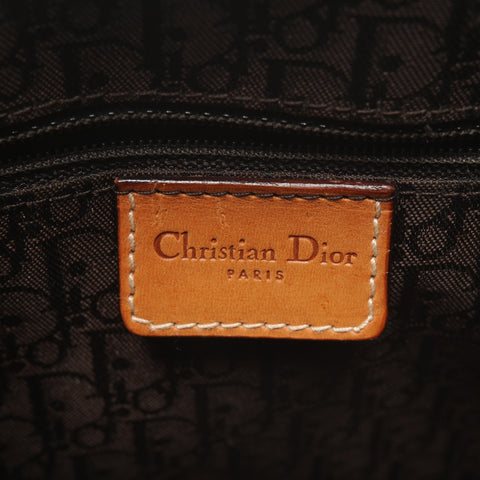Christian Dior 2002 Montaigne Cadillac John Galliano Canvas Leather Handbag multicolor WS25324
