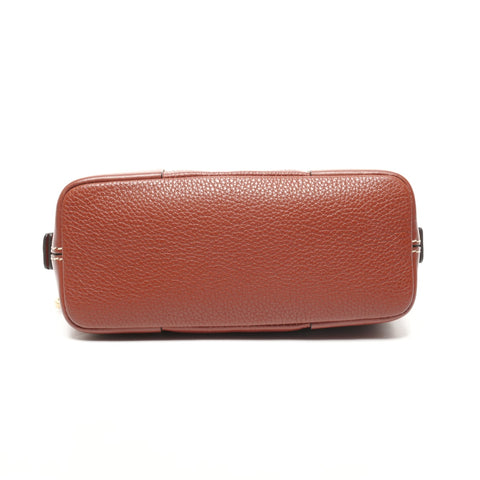 Chloe Leather Dahlia Mini Handbag Brown WS25330