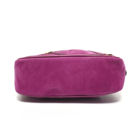 Salvatore Ferragamo Vara suede camera bag Shoulder Bag purple WS25333