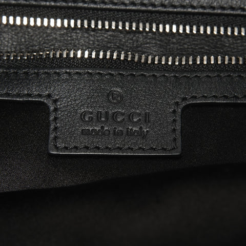 GUCCI Velour New Jackie Silver Metal one belt Shoulder Bag black WS25336