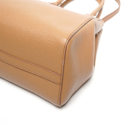 Miu Miu Leather 2way Handbag Brown WS25341