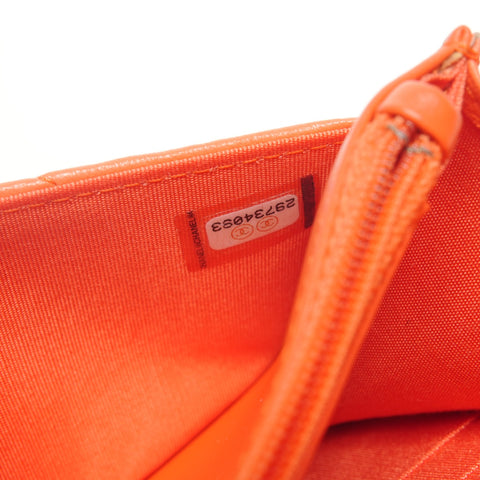 CHANEL 2019 Chanel 19 Chain Wallet Matelasse Lambskin Shoulder Bag Orange WS25344
