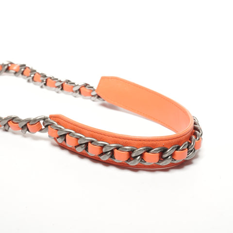 CHANEL 2019 Chanel 19 Chain Wallet Matelasse Lambskin Shoulder Bag Orange WS25344