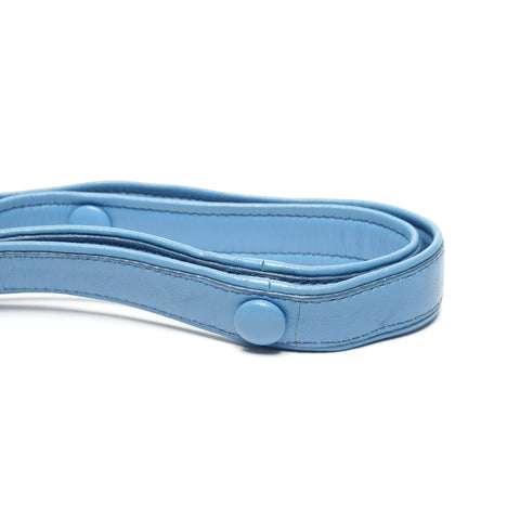 PRADA 2-way Padded Mini Soft Nappa Leather Handbag blue WS25345