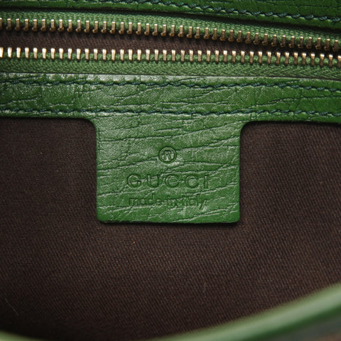 GUCCI GG canvas Sherry one belt Shoulder Bag Green brown WS25346