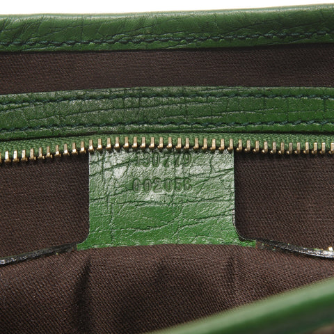 GUCCI GG canvas Sherry one belt Shoulder Bag Green brown WS25346